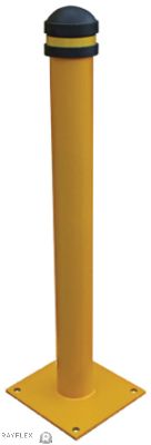 Small Yellow Loading Bay Steel Bollard