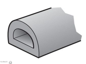 Rubber Extrusion D Section