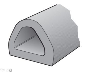 Rubber Extrusion D Section
