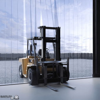 PVC Strip Curtains Forklift