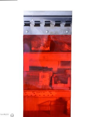 Red Translucent PVC Strip 