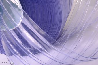 RIBBED PVC STRIP CURTAIN / PVC ROLLS STANDARD 