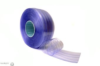 RIBBED PVC STRIP CURTAIN / PVC ROLL LOW TEMPERATURE / FREEZER GRADE 