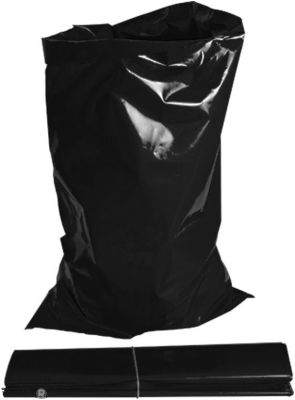 Rubble Sack - Heavy Duty - Polyethylene - 560mm w x 865mm l - Pack Of 10 - Black 