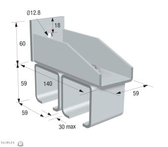 Slide 10 Double Wall Bracket