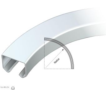 Slide 10 Radius Curves Sliding Track Suspension System