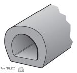 RRE7070 Rubber Extrusion D Section