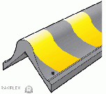 RRE002 Rubber Corner Protector - Heavy Duty