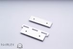 Stainless Steel Suspension Plates - PVC Strip Curtains (Suspension Plate Sets)