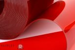 TRANSPARENT RED PVC STRIP CURTAIN / PVC ROLL